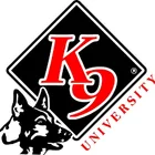 Business logo for K9 University