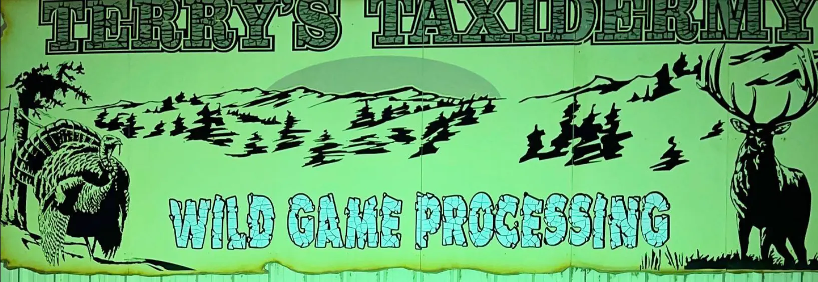 logo for Terry's Taxidermy & Wild Game Processing