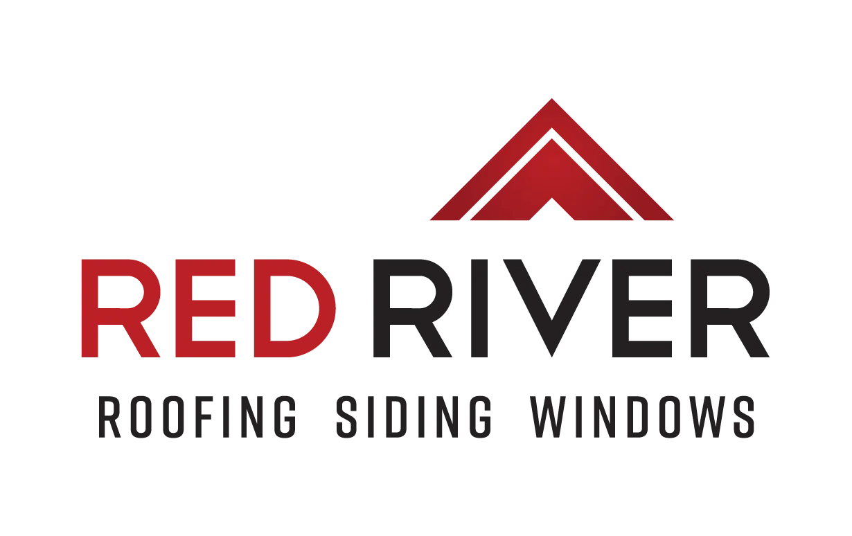 logo for Red River Roofing, Siding & Windows