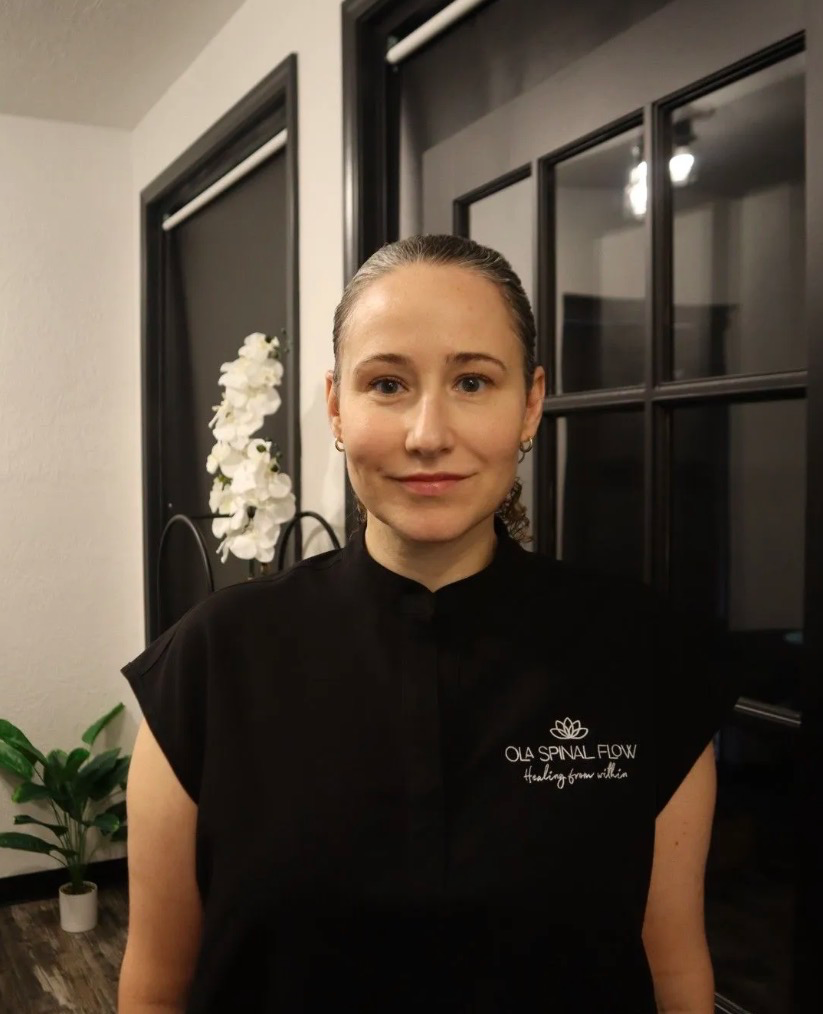 Camille Dennis , owner of Ola Spinal Flow