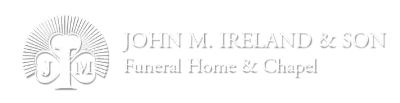 logo for John M. Ireland & Son Funeral Home and Chapel