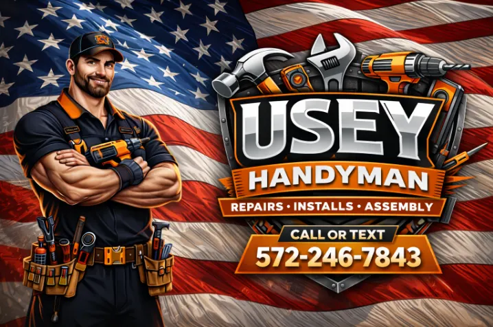 logo for Usey Handyman, LLC