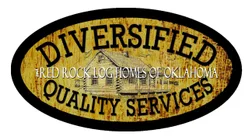 Business logo for Red Rock Log Homes of Oklahoma