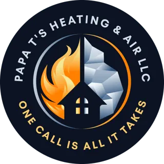 logo for Papa T's Heating and Air LLC