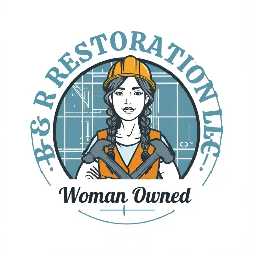 logo for B & R Restoration LLC