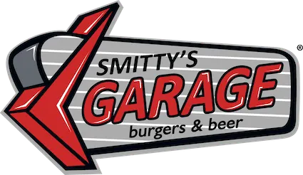 logo for The Garage Burgers & Beer