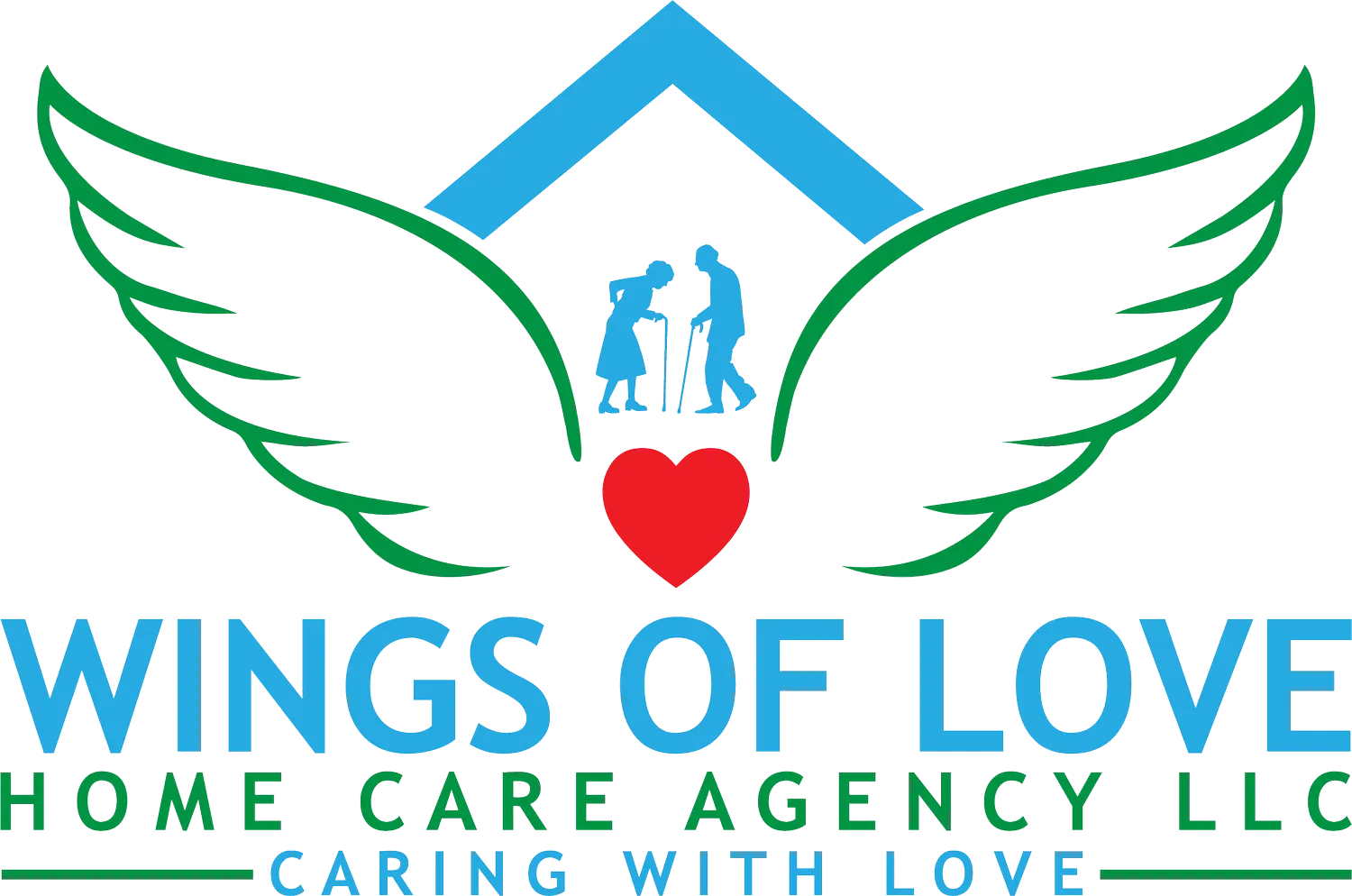 logo for Wings of Love Home Care Agency LLC