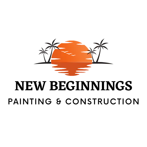 logo for New Beginnings Paint & Construction