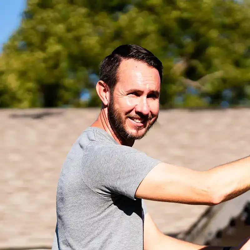 Eric Brown, general manager of McCann's Roofing & Construction