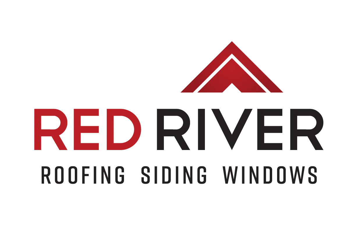 logo for Red River Roofing, Siding & Windows