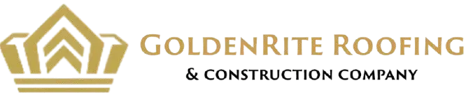 logo for GoldenRite Roofing & Construction Company
