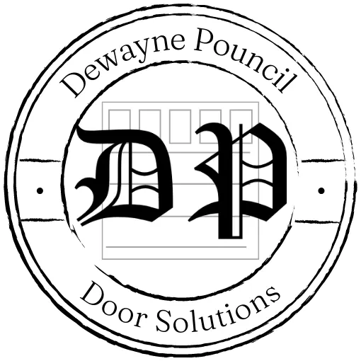 logo for DP Door Solutions