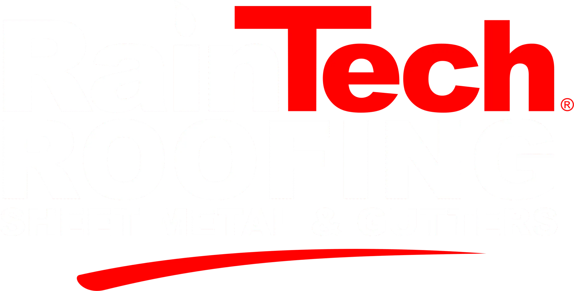 logo for RainTech Roofing, Sheet Metal & Gutters